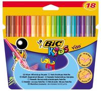 Visa Color Marker, breiter Strich: 3 mm, dunkelblau, 12 Stück.