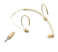 VISAGE-C01A BG BEIGE - microfono cardioide ad archetto dotato di connettore mini-jack 1.8" ts con avvitatura