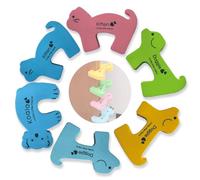 VisageVitalit Fermaporta Bambini, 6 Pezzi Blocca Porta, Ferma Porta Da Maniglia, Schiuma Ferma Porta Sicurezza Dei Bambini Dito Ferma Porta In Schiuma,Sicurezza Del Bambino E Pets