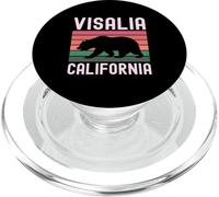 Visalia - Orso californiano retrò San Joaquin Valley Fresno, rosa PopSockets PopGrip per MagSafe