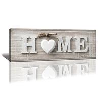 Visario bestpricepictures 120 x 40 cm Quadro su Tela Home 5702-SCT - Stampa/Disegno/Immagine Pronto da Appendere