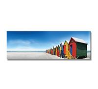 Visario bestpricepictures 120 x 40 cm Quadro su Tela Spiaggia 5716-SCT - Stampa/Disegno/Immagine Pronto da Appendere