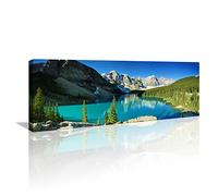 Visario Quadro su tela 120 x 40 cm Montagna 5749 marca tedesca e magazzino pronto per essere appeso