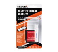 Visbella Kit di riparazione per specchietto retrovisore adesivo per parabrezza, eccellente incollaggio per vetro e metallo