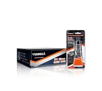Visbella Neutral RTV Guarnizione Elettrica, Olio & Acqua, Antigelo Flessibile, Guarnizione Silicone per la Riparazione di Motori ad Alta Temperatura (Nero-12Pcs)
