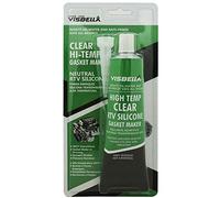 Visbella neutro RTV 100% guarnizione macchina per olio e acqua resistenza antigelo rimangono flessibile, Clear, 1
