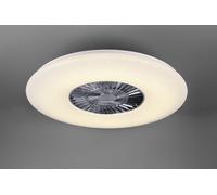 VISBY VENTILATORE E PLAFONIERA LED CON EFFETTO CIELO STELLATO CON TELECOMANDO MULTIFUNZIONE REGOLAZIONE INTENSITA' E TEMPERATURA DI COLORE D.75CM 5,6W 6.600 lm 2.700 - 6.500 K