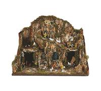 Viscio Trading 165076 Presepe Completo, Legno, Multicolore, 60x37x44 cm