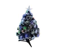 Viscio Trading Albero Fibre OtticheLed RGB E Punta Stella, Acrilico, Verde, 1x1x60 cm