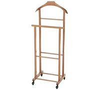 Viscio Trading Casa & Living Indossatore Doppio, Legno, Naturale, 43x33x105 cm