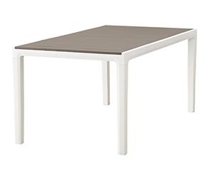 Viscio Trading Harmony Tavolo, Plastica, Tortora, 160x90x9.6 cm