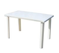 Viscio Trading Marshall Tavolo, Bianco, 120x70x6 cm