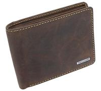 Visconti Arturo Collection Aldo Portafoglio in Pelle RFID e Tap n Go ART50, Sella marrone chiaro., Taglia unica