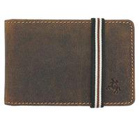 VISCONTI Bandit Collection - Porta carte in pelle con chiusura elastica RFID BN1, Abbronzatura olio, Taglia unica, Moderno