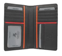 Visconti Bond Collection JAWS Pelle Giacca Portafoglio BD12 RFID blocco Nero/Arancione/Rosso
