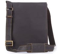 VISCONTI - Borsa a Spalla in Pelle - Messenger Bag e Ufficio Uomo - Borsa a Tracolla Media da Lavoro - 18410 Jasper - Marrone Scuro
