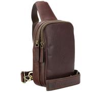 Visconti Borsa a tracolla piccola Jamie in pelle S42, Marrone, Taglia unica
