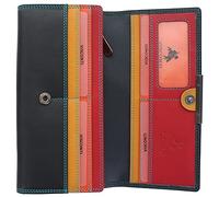 Visconti Borsa da donna in morbida pelle Rio con blocco RFID R11, Nero/Rhumba, Taglia unica, Borsa femminile con blocco RFID