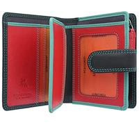 VISCONTI Borsa in pelle Rainbow Collection Bali con blocco RFID RB40, Nero/Rhumba, Taglia unica, Moderno