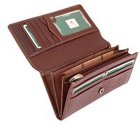 VISCONTI da Donna Grande pelle Veg Marroncino Borsetta MZ10