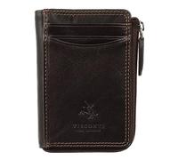 Visconti Heritage Collection - Porta carte e monete in pelle, con tecnologia RFID HT4, cioccolato, Taglia unica