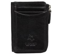 VISCONTI Heritage Collection - Porta carte e monete in pelle, con tecnologia RFID HT4, Nero , Taglia unica, Moderno