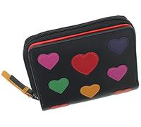 VISCONTI Love Collection Desire LV6 - Piccola borsa in pelle con blocco RFID, Nero , Taglia unica