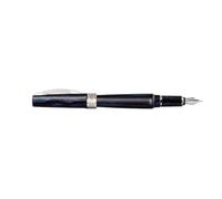Visconti Mirage - Penna stilografica con punta fine in acciaio, colore: Blu notte