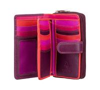 Visconti multi scomparto borsa in pelle morbida/portafoglio - Rio Carmelo R13 prugna multi