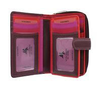 Visconti Portafoglio da Donna in Pelle R13 Prugna Multi