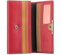 VISCONTI - Portafoglio in pelle morbida - Pochette, borsa - Porta carte, portafoglio donna e uomo, portafoglio per carte, porta badge - 9 scomparti per carte di credito, 1 finestra per documenti,