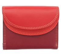 Visconti Rainbow Collection - Borsa in pelle con rfid e tap and go RB126, Colore: rosso e multicolore., Taglia unica