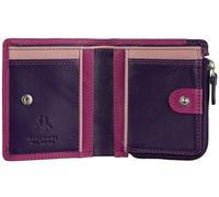 VISCONTI Rainbow Collection Cile Portafoglio in pelle RFID RB112, Berry-multi, Taglia unica, Moderno