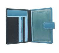 Visconti Rainbow Collection Pelle SUMBA Titolare del passaporto RB75 RFID Azzurro Multi