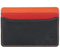 VISCONTI Spectrum Collection Tatum SP59 - Porta carte di credito in pelle sottile, con blocco RFID, Nero , Taglia unica, Compatto
