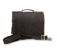 VISCONTI - Vera Pelle - Valigetta per portatile 15 pollici/Borsa Business/Borsa Valigetta/Borsa a Tracolla uomo/Borse a Spalla - 18760 Austin - OLIO MARRONE