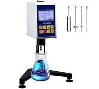 Viscosimetro da Laboratorio Portatile con 4 Rotori, Viscosimetro Rotativo Digitale, Precisione Uscita Dati:+-3,0%, Display Lcd, Qualità Affidabile per Test di Laboratorio Su Vernici, Adesivi 5S