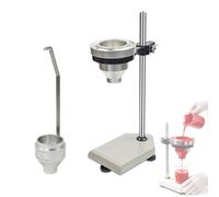 Viscosimetro per Vernici, Tester di viscosità da Tavolo Professionale con capacità di 100 ml, ugello da 4 mm, Misura 100-500 centistoke, misurazione accurata della viscosità