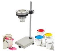 Viscosimetro per vernici, tester di viscosità professionale da tavolo, con staffa regolabile, capacità 100 ml e ugello da 4 mm a 6 mm, adatto per il controllo qualità in laboratorio(6mm)