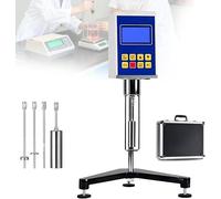 Viscosimetro rotazionale portatile ad alta precisione, viscosimetro rotativo digitale con schermo LCD e 4 rotori, tester per viscosimetri da laboratorio digitale per test di viscosità della vernice