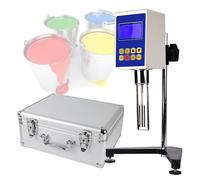 Viscosimetro Rotazionale Portatile, Viscosimetro Rotativo Digitale Con Ampio Schermo Lcd E 4 Rotori, Misuratore Di Viscosimetri Da Laboratorio Digitale Per Test Di Viscosità Vernice,NDJ-8S