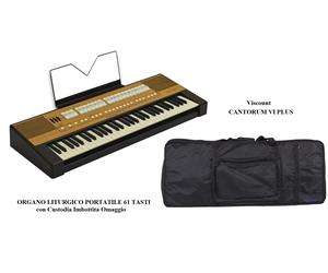 VISCOUNT CANTORUM VI PLUS ORGANO LITURGICO PORTATILE 61 TASTI CON BORSA OMAGGIO