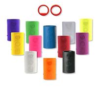 Vise Grip - Inserti per dita P/O - Power Lift/Ovali - Inserti in gomma per una palla da bowling - Duo Pack - Presa durevole con due lati - Vestibilità ridotta - 11.0-29/32 - Colore: Arancione