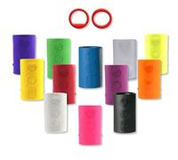 Vise Grip - Inserti per dita P/O - Power Lift/Ovali - Inserti in gomma per una palla da bowling - Duo Pack - Presa durevole con due lati - Vestibilità ridotta - 5.5-47/64 - Colore: rosa