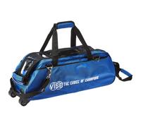 Vise Three Ball Tote Roller Bowling Bag Blue