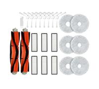 ViseNt Spazzola Laterale Principale Filtro Hepa Cuscinetti in Tessuto for mop Pezzi di Ricambio Accessori di Ricambio, Compatibile for Xiaomi Robot Vacuum S10 + / S10 Plus