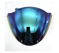 Viser Compatible With il parabrezza del parabrezza sportivo motociclistico si adatta a un mostro Ducati 796 696 1100 1100s Double Bubble 2014-2018 (Color : Purple)