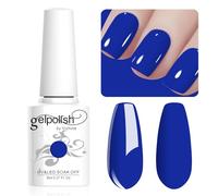 Vishine 8 ml Smalto gel blu elettrico, semi-permanente soak off UV LED nail art manicure fai da te LM071