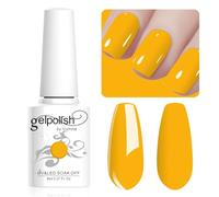 Vishine 8 ml Smalto in gel semipermanente, colore oro, soak off UV LED, gel per nail art, manicure salone, fai da te LM057