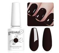 Vishine 8ML Gel Nail Polish 1Pcs Dark RedBrown Color Gel Polish Long-Lasting Nails Gel Soak Off Fall Gel Nail Polish Nail Art Manicure Salon at Home, L040